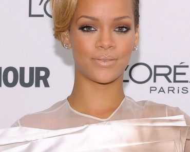 Rihanna Kurzer Seitenscheitel gerade Frisur